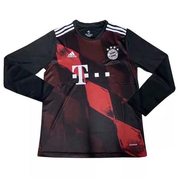 Camiseta Bayern Munich Tercera Equipo ML 2020-21 Rojo